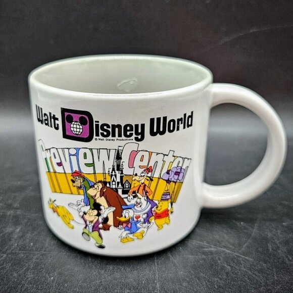 Disney Other - New Walt Disney World Mickey & Friends Retro Preview Center 50th Anniversary Mug